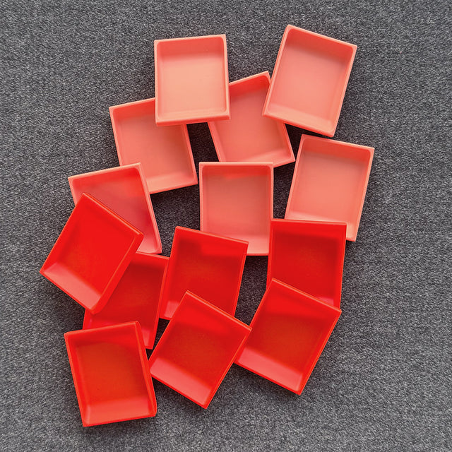 Compartments | 2 Compartments | Orange | for OneWeek (14 pieces)