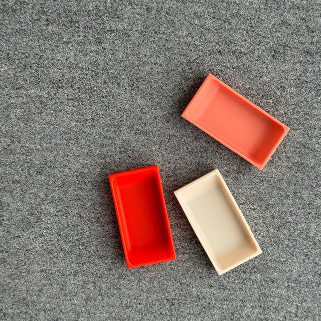 Compartments | 3 Compartments | Orange | for Single (3 pieces)