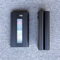 Weekender 3er-Set der Tablettenbox, schwarz, 3 Fächer, für die Reise