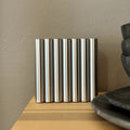 Silberne Tablettenbox aus Aluminium, 7-Tage-Set mit 3 Fächern